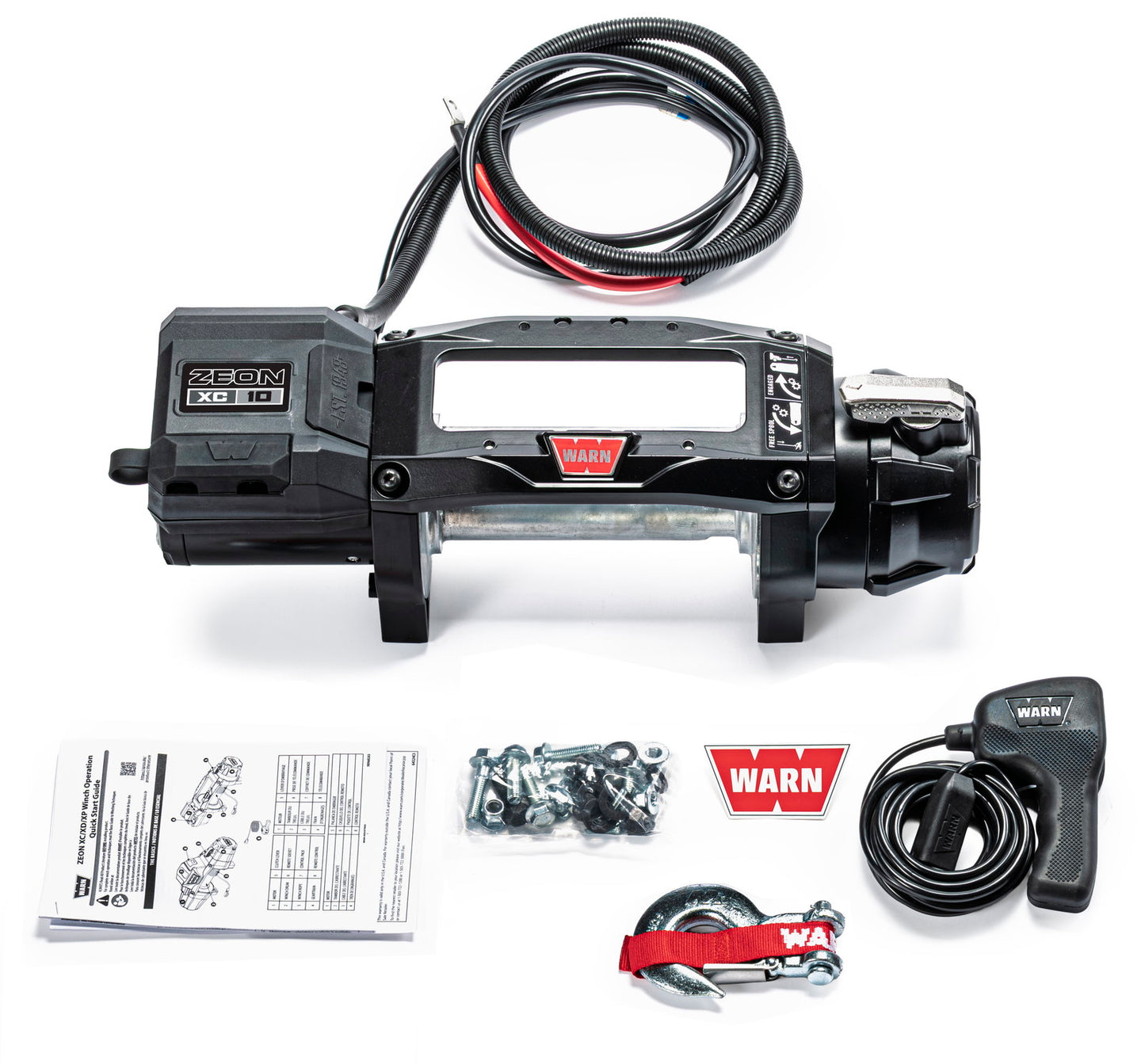 WARN Seilwinde ZEON XC 10 12V 4.535 kg Zugkraft, ohne Seil