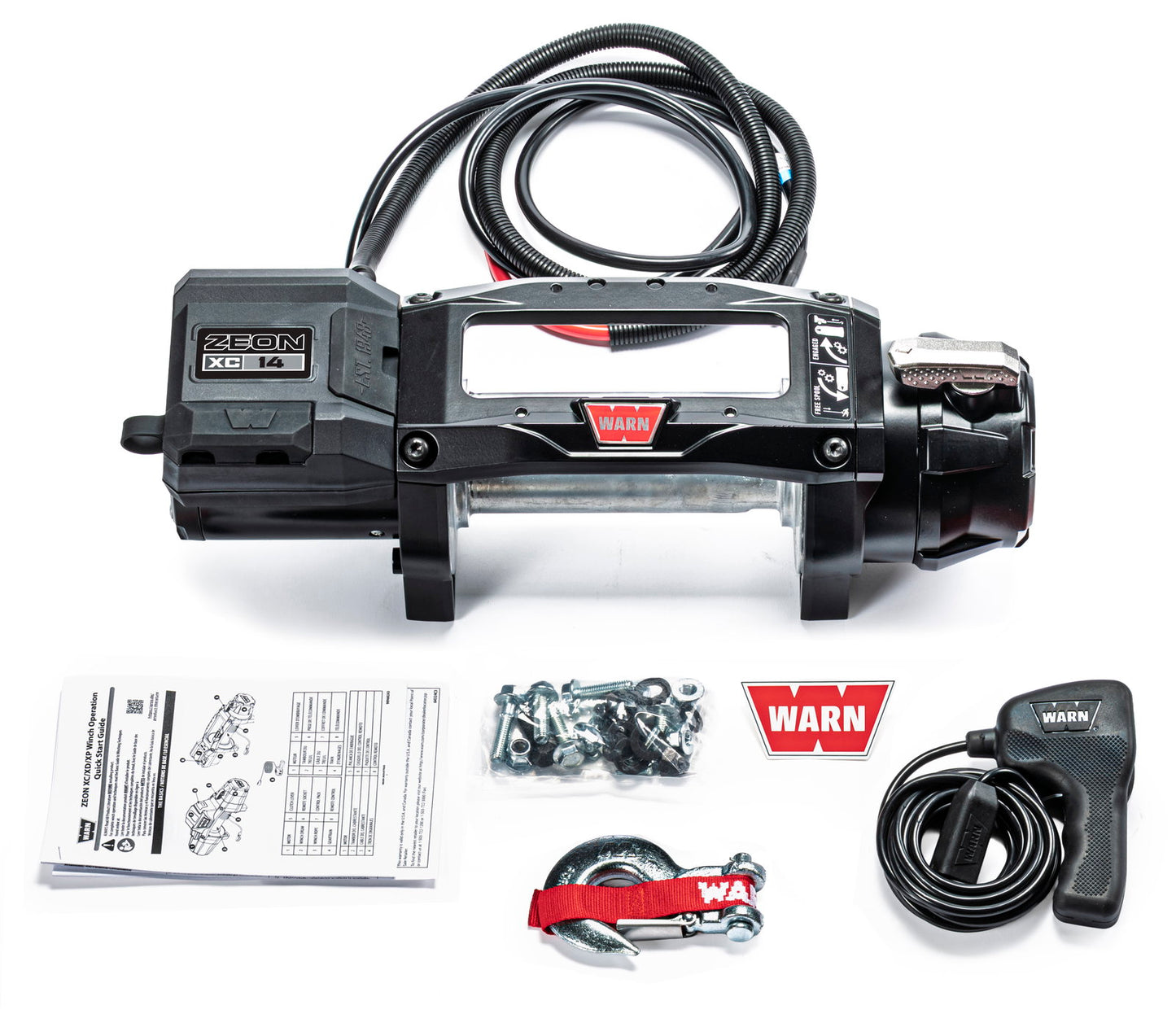WARN Seilwinde ZEON XC 14 12V 6.350 kg Zugkraft, ohne Seil