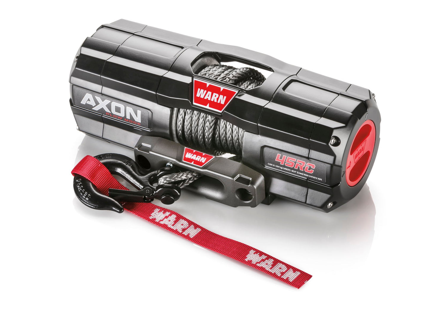 WARN Seilwinde AXON 45-RC 2041 kg Zugkraft, mit 8m Synthetik Seil