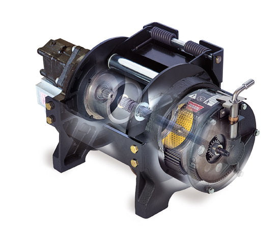WARN Winde Serie 30, Hydraulik, 13,6 to. -lange Trommel-, mechanischer Freilauf