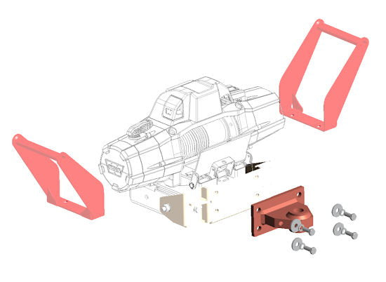 Universal tow jaw adapter for bolts up to 32mm diameter