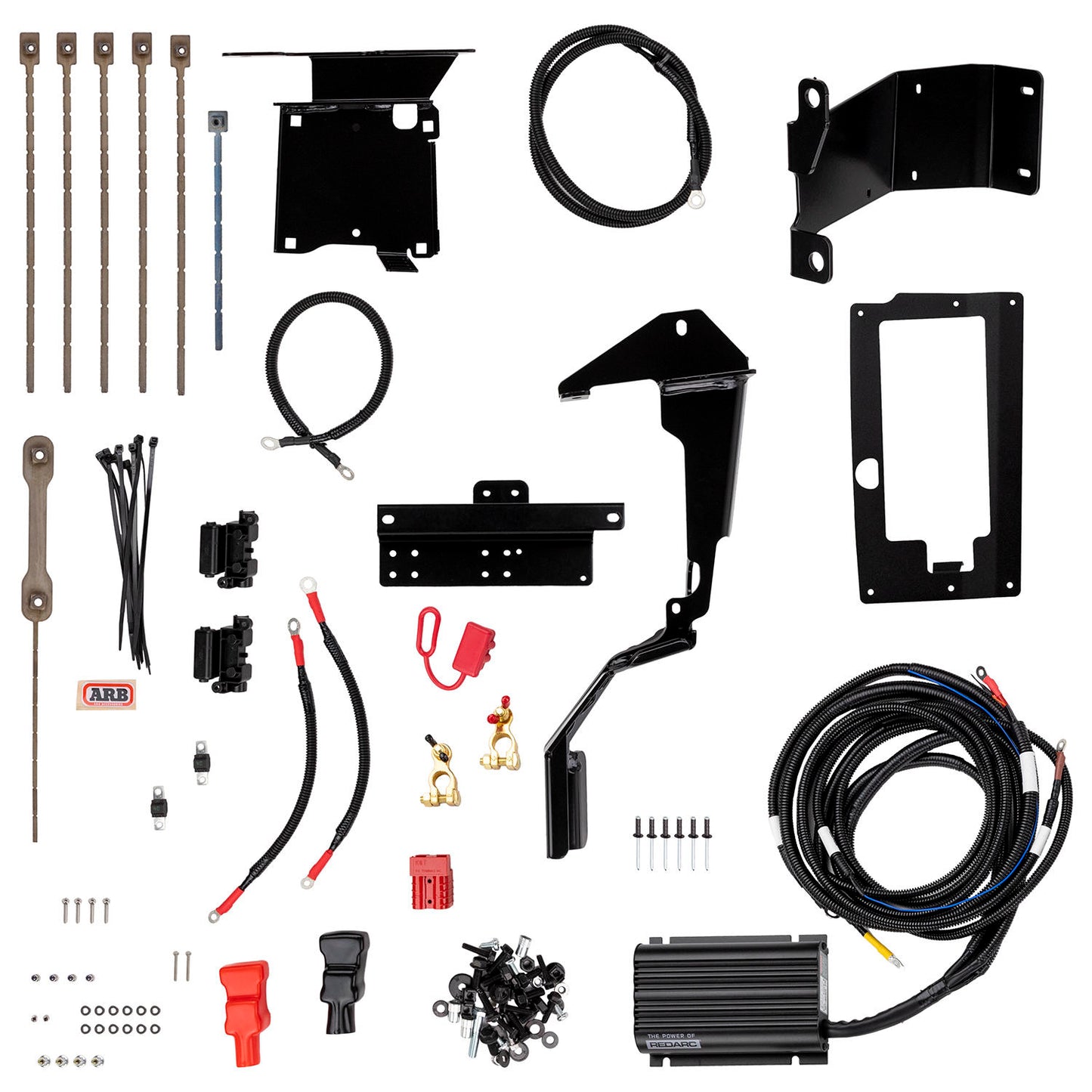 ARB Zusatzbatteriehalter Ford Ranger ab 23, inkl. Kabelsatz, BCDC1225D