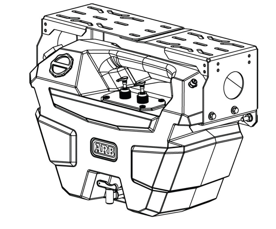 ARB Fixed Bracket for Frontier Wash Station