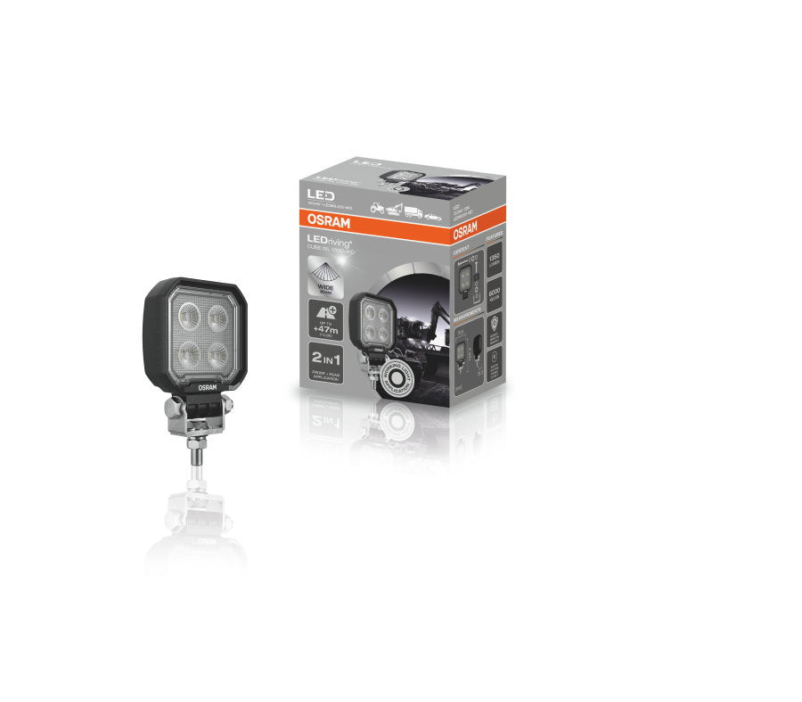 OSRAM LED Arbeitsscheinwerfer VX80-WD Set (1 Stk.) rechteckig, 12/24V