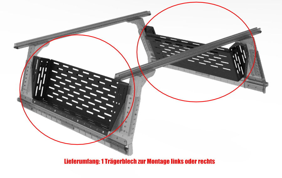 Muli-Rack Carrier Plate DoubleCab Left & Right (1 pc.)