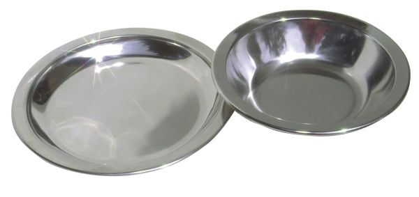 BasicNature stainless steel plate - flat