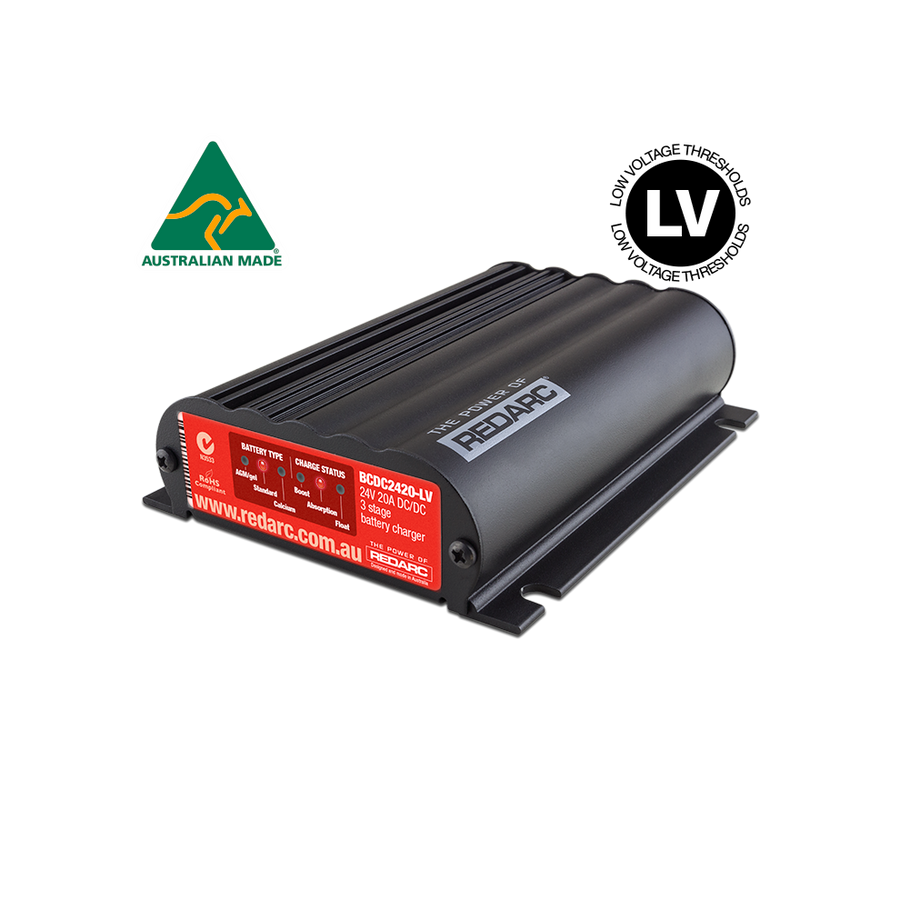 REDARC BCDC2420 24V 20A In-Vehicle DC Battery Charger