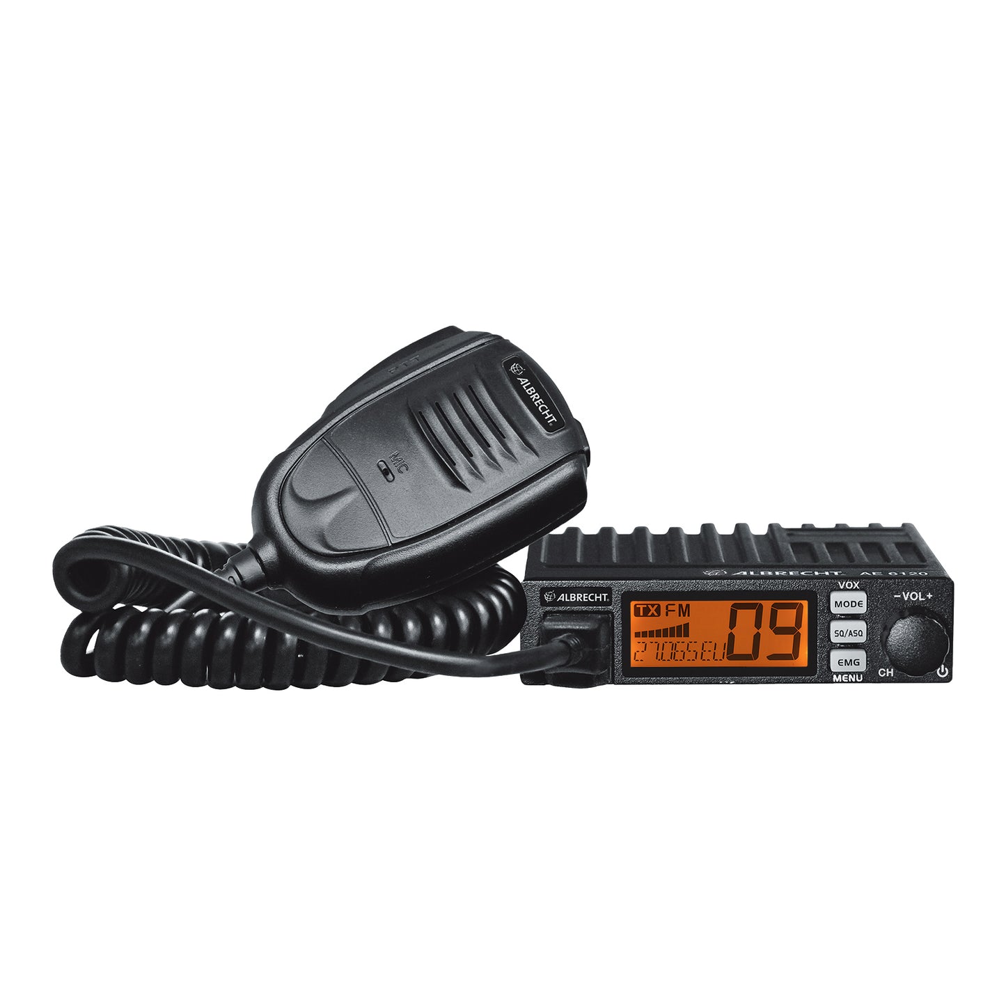 Albrecht AE 6120 VOX, Mini-CB radio, with 2 power cables
