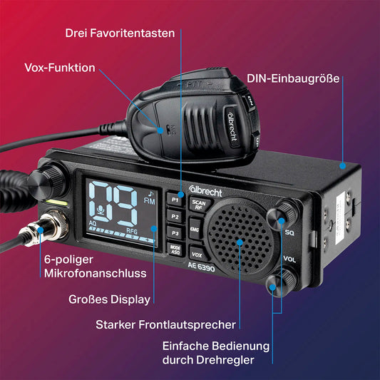 Albrecht AE 6390 CB Funkgerät