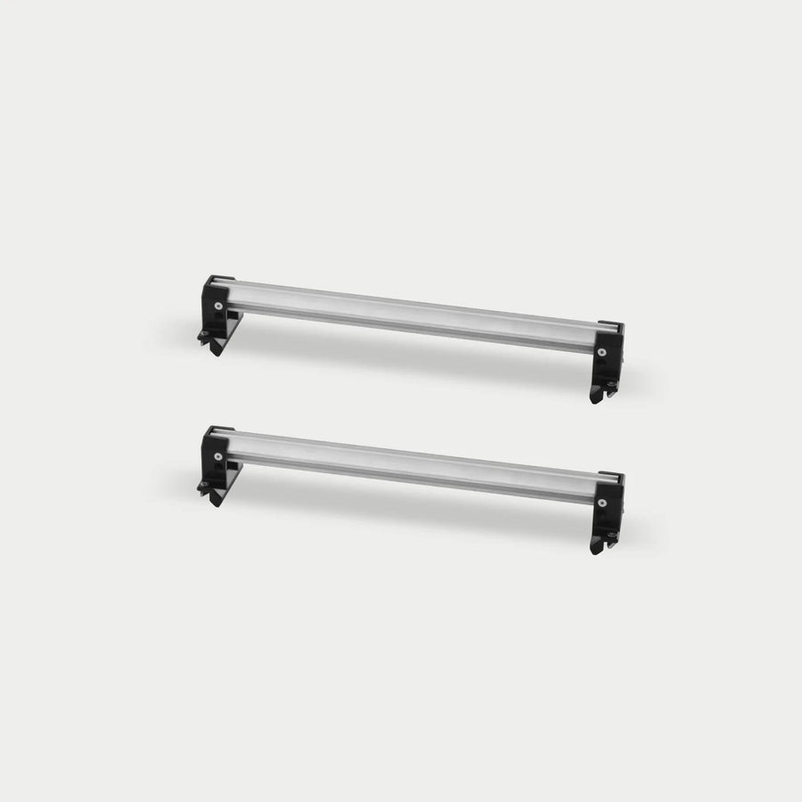 DECKED CargoGlide 2.0 Crossbars (2 pcs) incl. Foot Kit, for 615mm wide slides