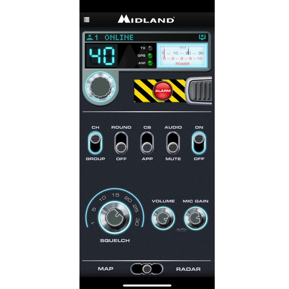 Midland Dual Mike 4 Pin V1, Bluetooth und CB Mikrofon