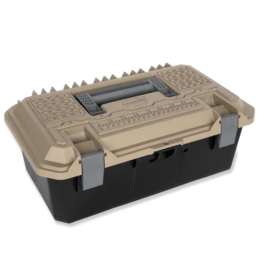 DECKED Crossbox with carry handle, for small drawers, lid "Desert Tan"
