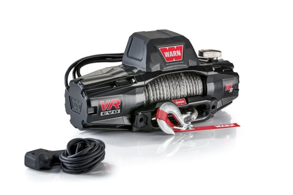 CABLE WINCH WARN VR EVO 10S 12V 4,536 KG PULLING FORCE, PLASTIC ROPE