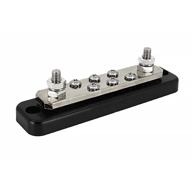 Victron Busbar 250 A / 70 V mit 2 Hochstromverbindungen und 6 Schwachstromverbindungen