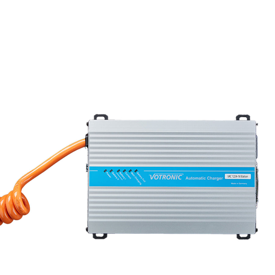 Votronic Automatic Charger VAC 1224 -16 Station with Coiled Cable 5m - 0524