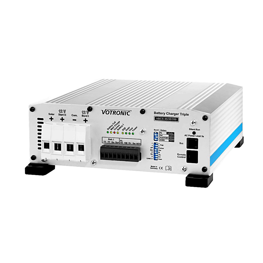 Votronic VBCS 45/30/350 CI-Triple Combination Unit - Charger/Controller/Converter/Device - 3244