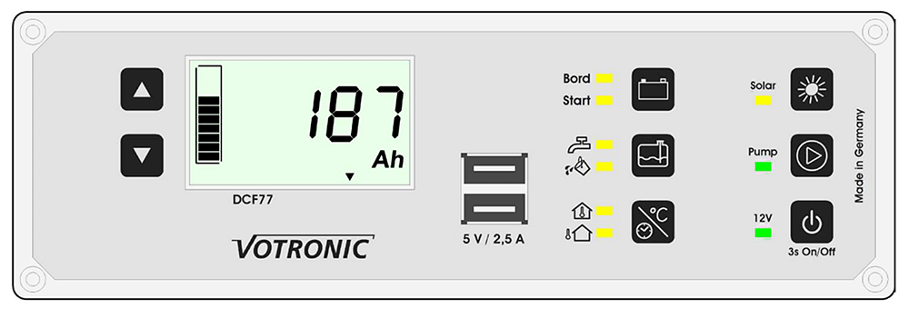 Votronic Power Control VPC Jupiter 100 mit Smart-Shunt und Masseband 25 mm² - 5747