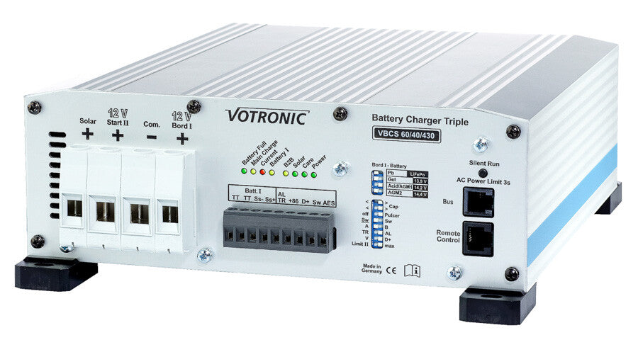 Votronic VBCS 60/40/430 CI-Triple Combination Unit - Charger/Controller/Converter/Device - 3246