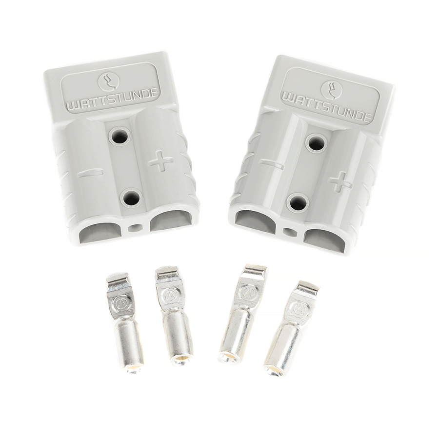 WATTSTUNDE® 2 x Anderson Stecker 50 A und 4 x Crimpkontakte