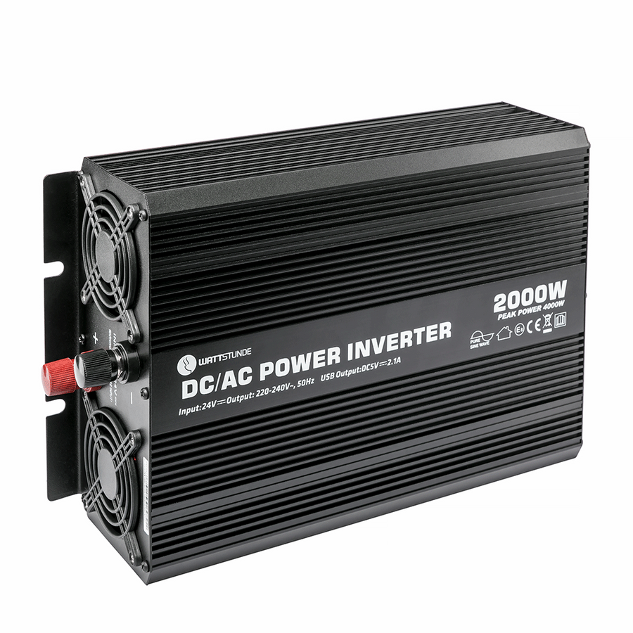 WATTSTUNDE® 2000 W / 4000 W 24 V Sine Wave Inverter WS24/2000SI