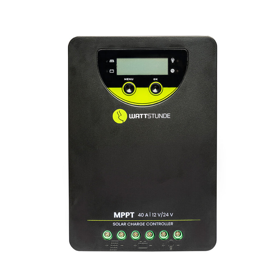 WATTSTUNDE® 40 A 90 V MPPT Solar Laderegler WLR-BT 40.90 MPPT 12 / 24 V