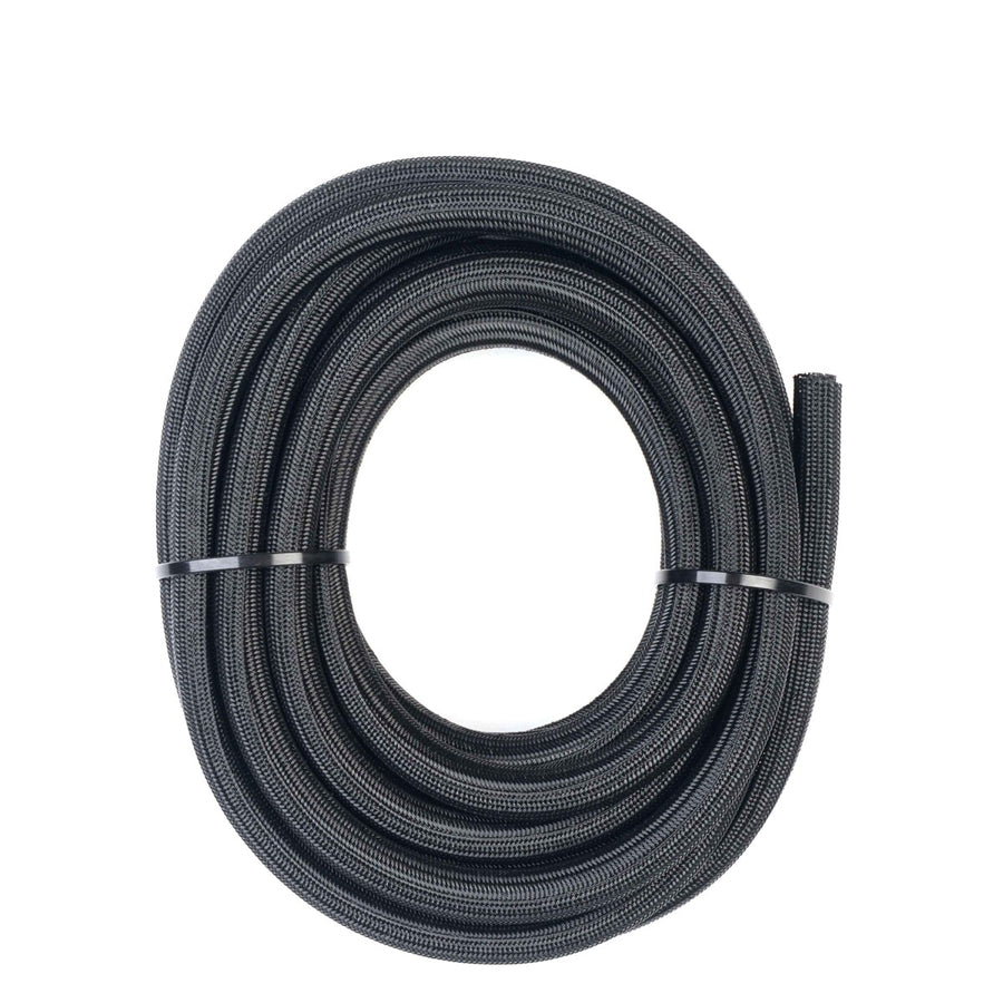 WATTSTUNDE® Geflechtschlauch offen 13 mm 5 m schwarz