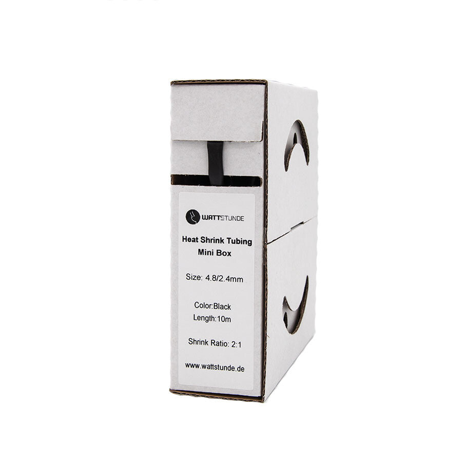 WATTSTUNDE® Schrumpfschlauch 2:1 Box 4,8/2,4 schwarz