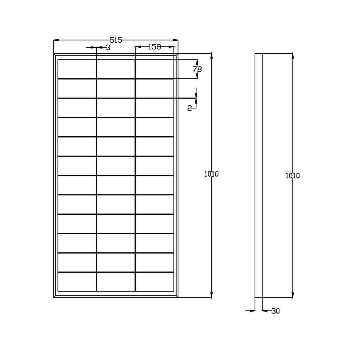WATTSTUNDE® SOLA Frame Mono 100 Wp