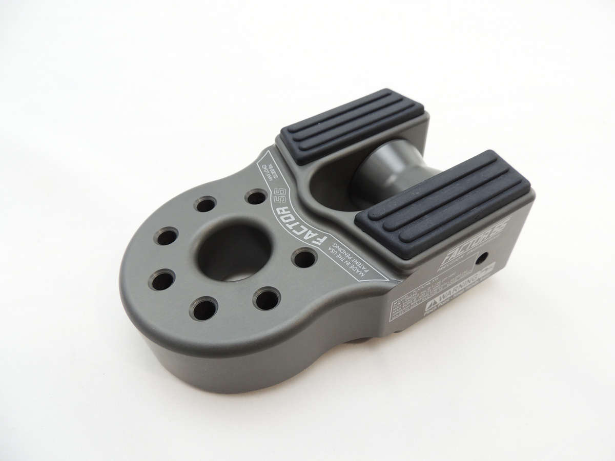 "FACTOR 55" FLATLINK XXL WINCH SHACKLE MOUNT, GRAY