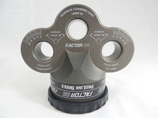 "FACTOR 55" PROLINK BRIDLE WINCH SHACKLE MOUNT, GRAY