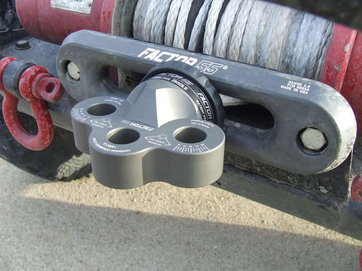 "FACTOR 55" PROLINK BRIDLE WINCH SHACKLE MOUNT, GRAY