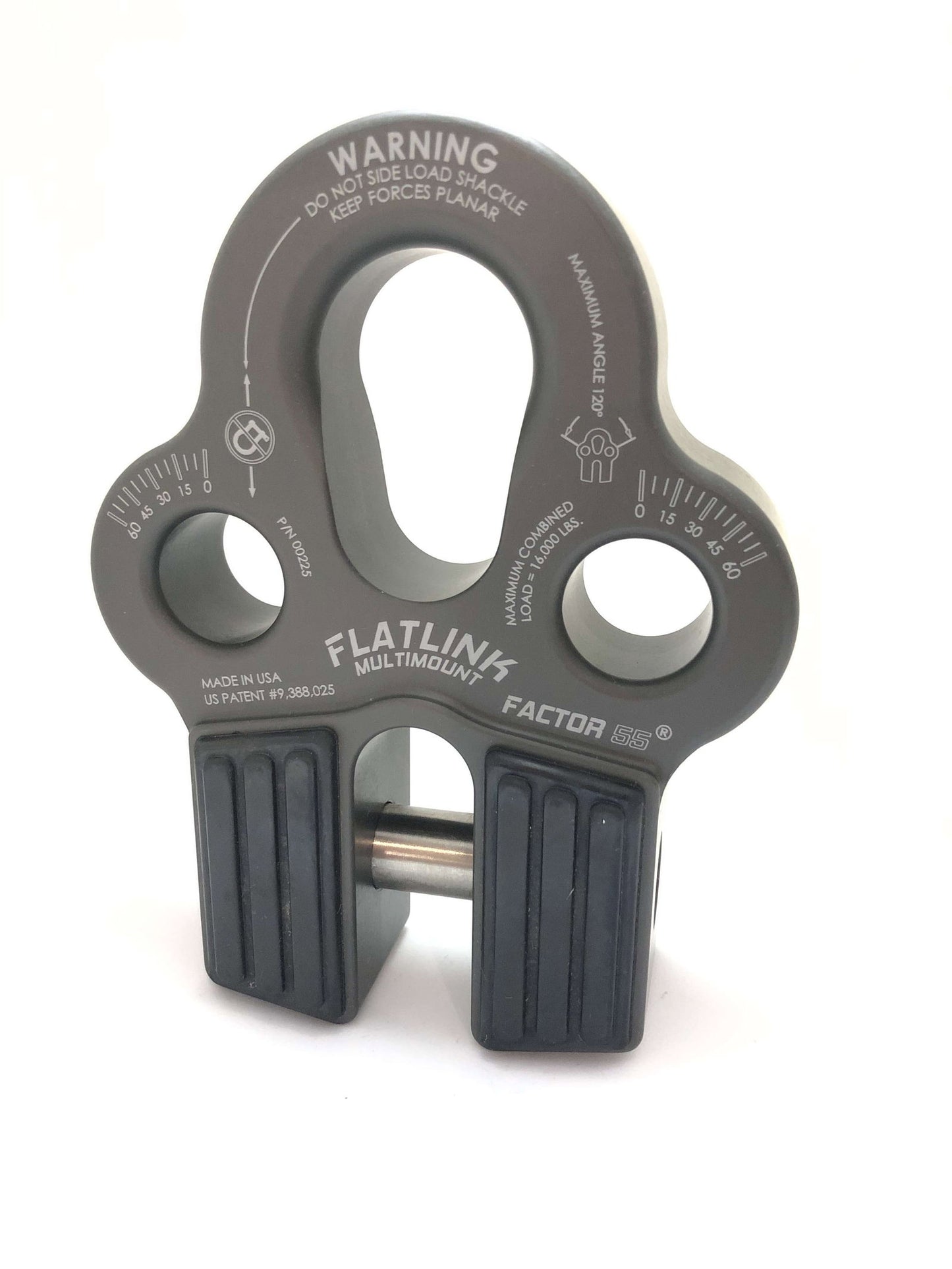 "FACTOR 55" FLATLINK MULTIMOUNT WINCH SHACKLE MOUNT, GRAY
