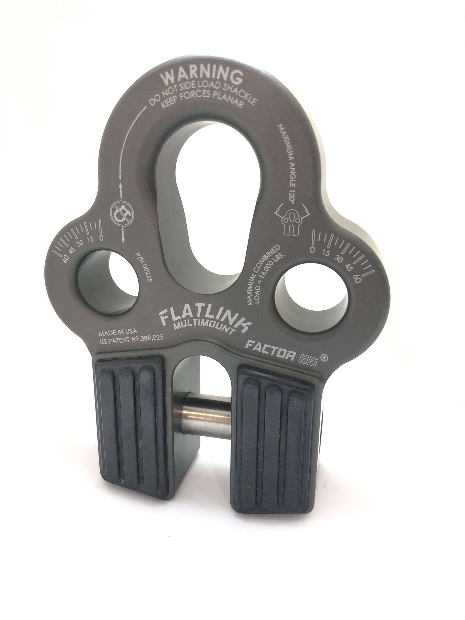 "FACTOR 55" FLATLINK MULTIMOUNT WINCH SHACKLE MOUNT, GRAY