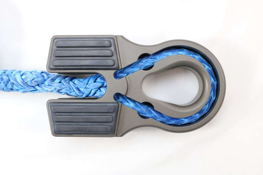 "FACTOR 55" FLAT SPLICER 3/8-1/2" SYNTH. ROPE SPLICE-ON SHACKLE MOUNT, GRAY