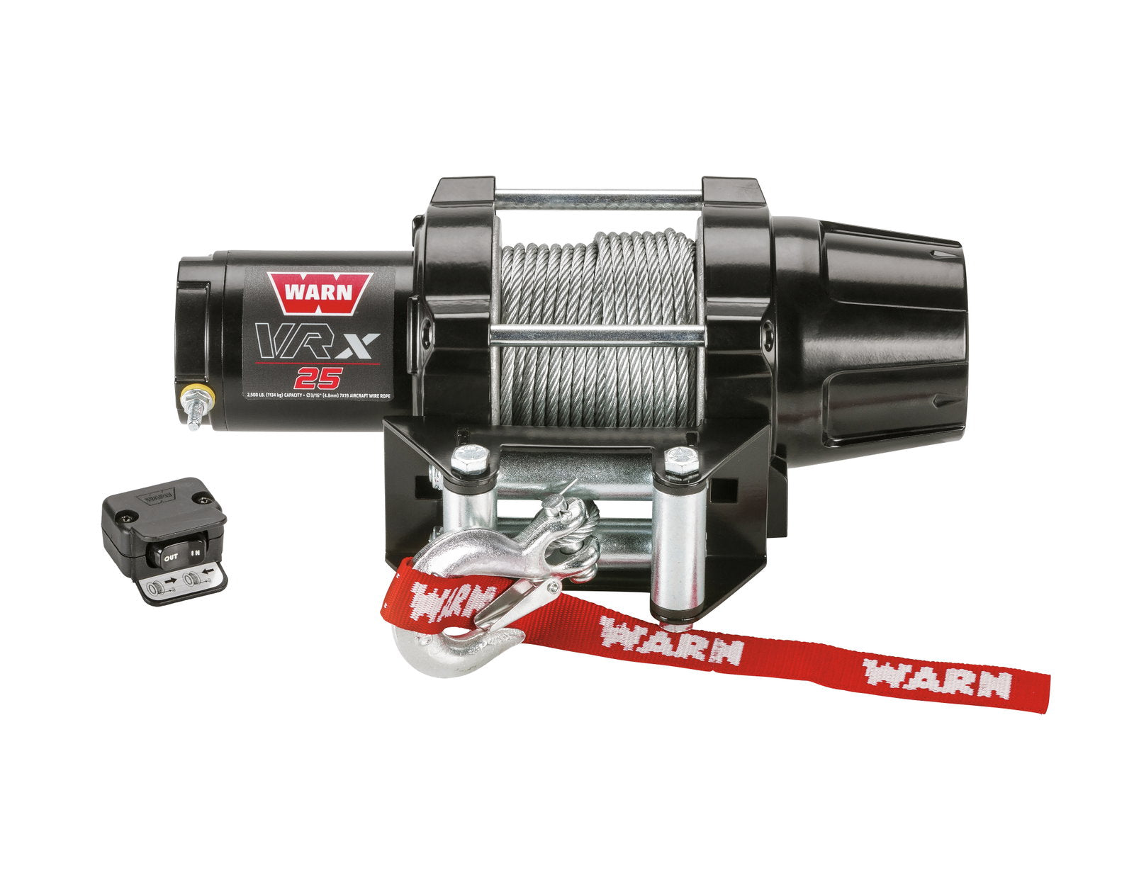WARN Seilwinde VRX 25 1134 kg Zugkraft, mit 15m Stahlseil