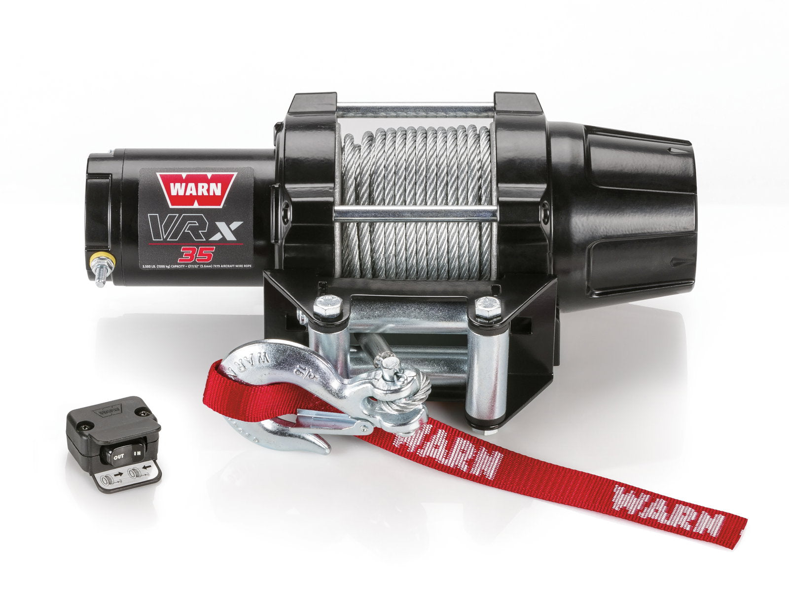 WARN Seilwinde VRX 35 1588 kg Zugkraft, mit 15m Stahlseil