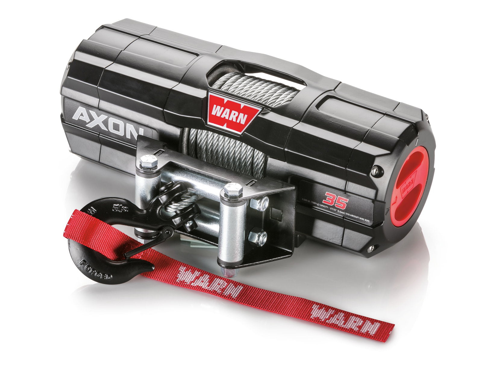 WARN Seilwinde AXON 35 1588 kg Zugkraft, mit 15m Stahlseil