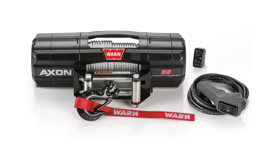 WARN Winch AXON 55 2494 kg Pulling Force, with 15m Steel Cable