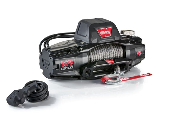 CABLE WINCH WARN VR EVO 8S 12V 3.629 KG PULLING FORCE, PLASTIC CABLE