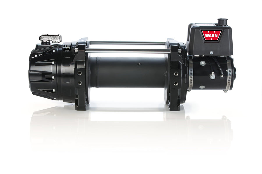WARN Series 9 Generation 2, 24V 4,082 kg pulling force, CCW, 10" drum