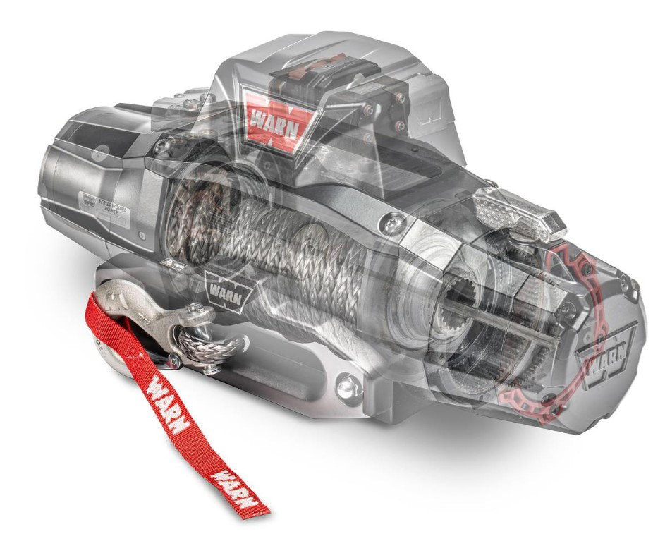 WARN Seilwinde ZEON XD 10 12V 4.535 kg Zugkraft inkl. Kunststoffseil
