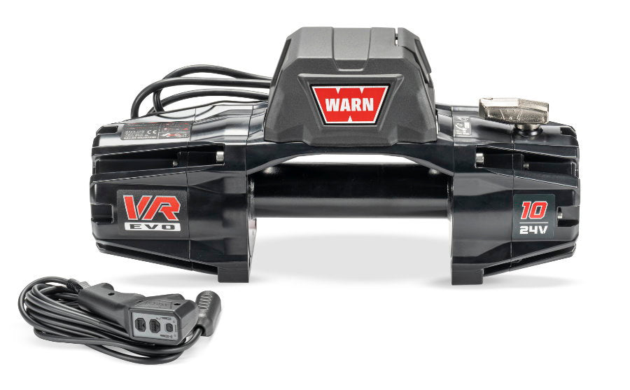WARN Seilwinde VR EVO 10 24V 4.536 kg Zugkraft, ohne Seil, inkl. OLI
