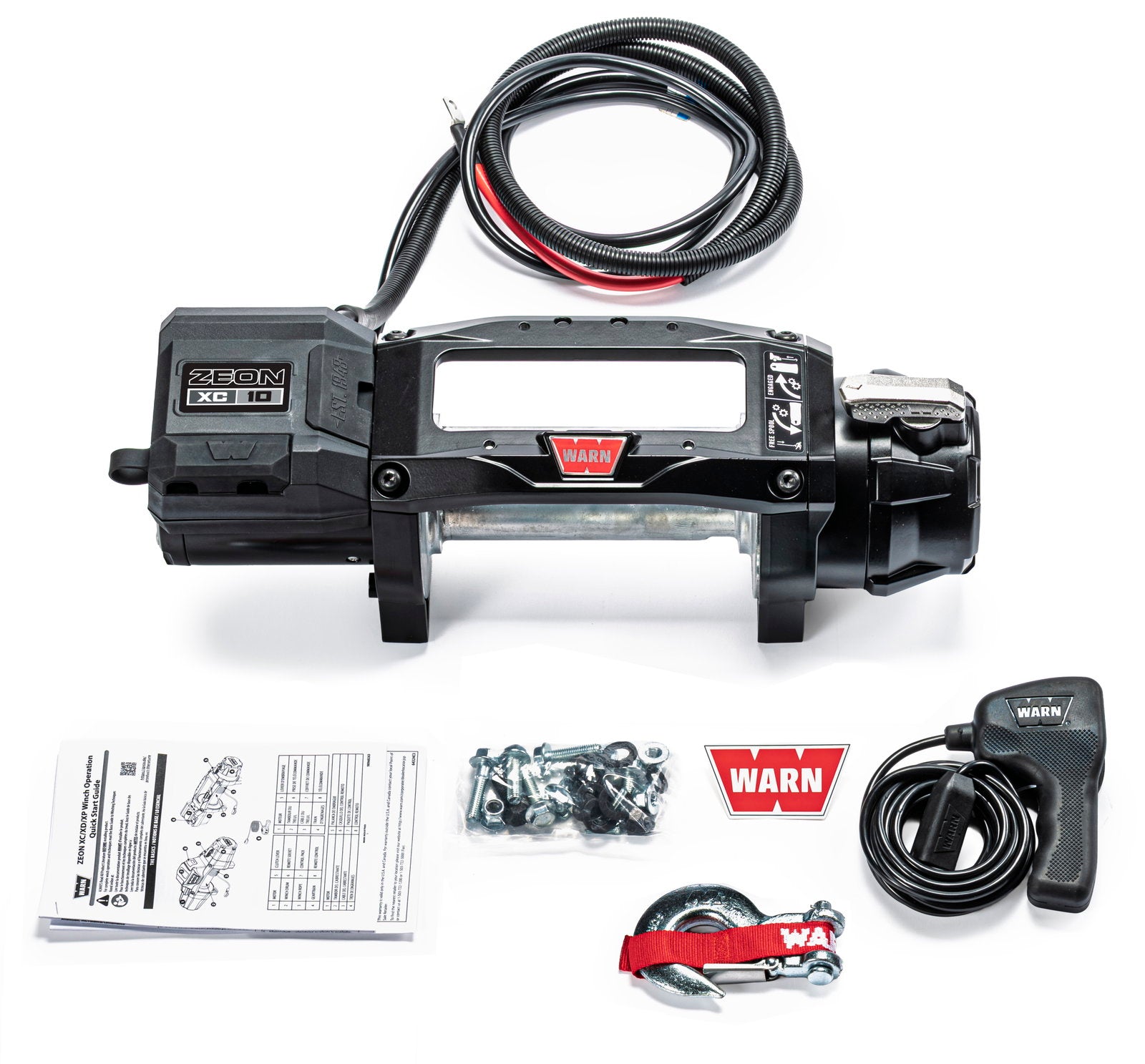 WARN Seilwinde ZEON XC 10 12V 4.535 kg Zugkraft, ohne Seil