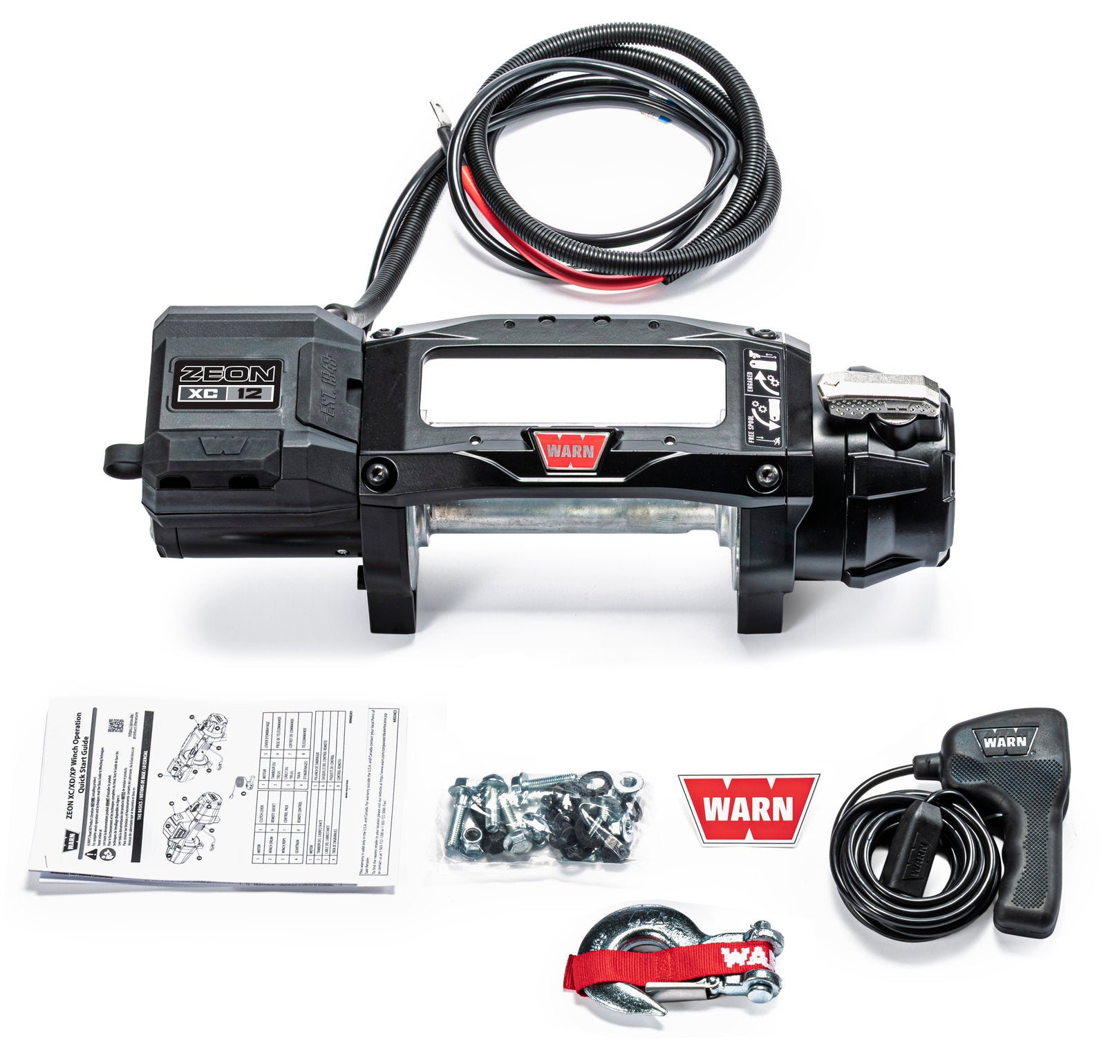 WARN Seilwinde ZEON XC 12 12V 5.443 kg Zugkraft, ohne Seil
