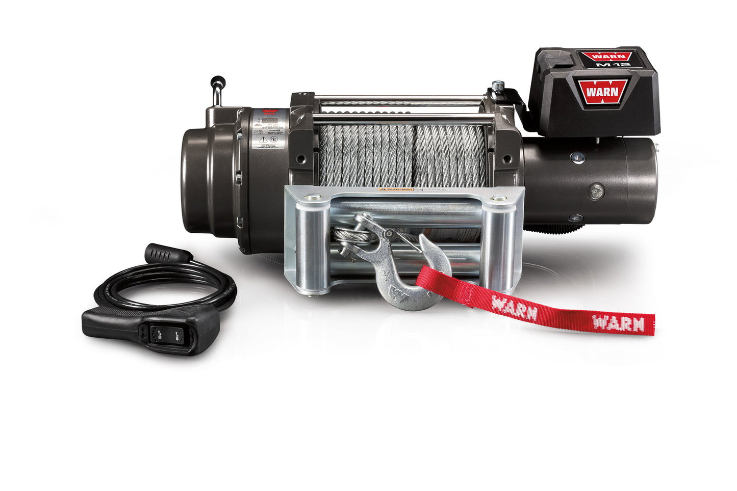 WARN Seilwinde M12000 12-V 5.440 kg Zugkraft