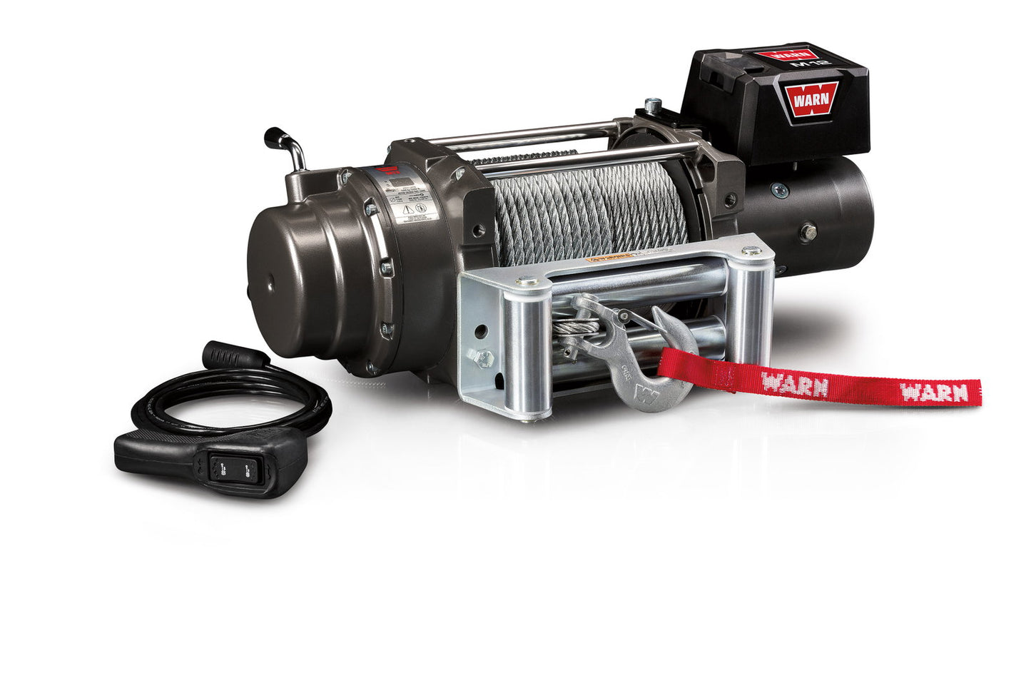 WARN Seilwinde M12000 12-V 5.440 kg Zugkraft