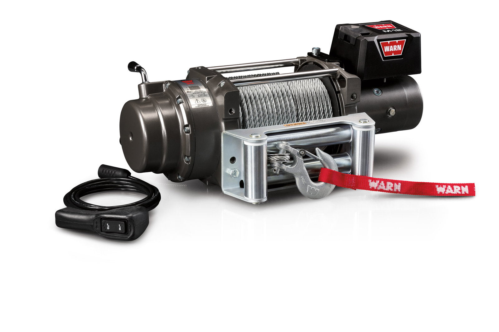 WARN Seilwinde M12000 12-V 5.440 kg Zugkraft