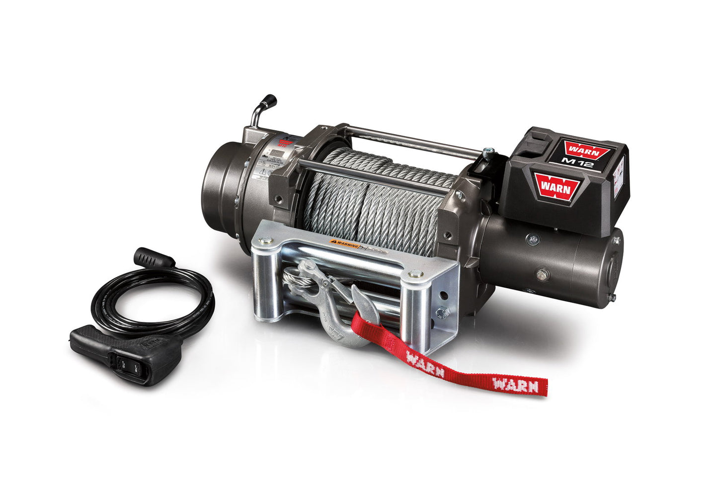 WARN Seilwinde M12000 12-V 5.440 kg Zugkraft