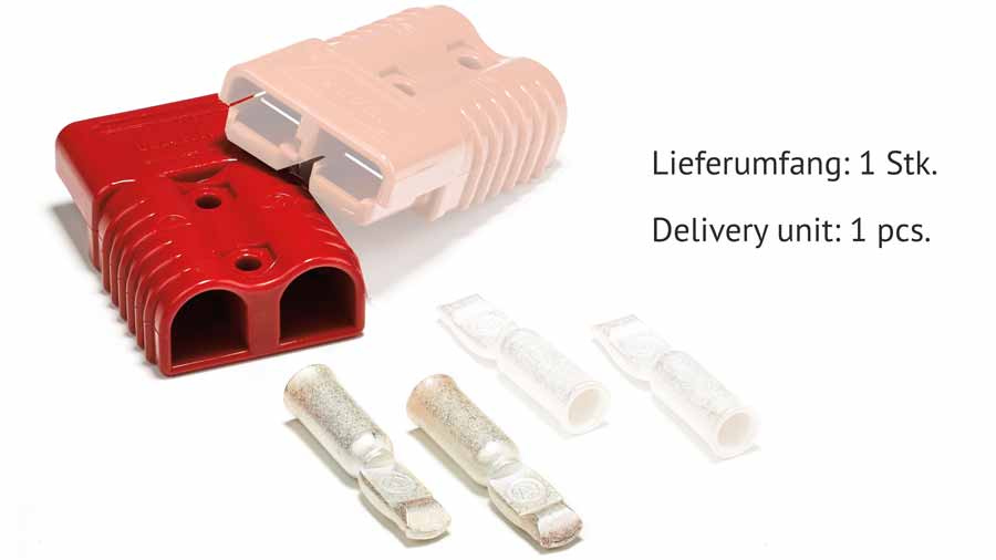 Elektrostecker groß, 175 Amp. (1 Stk.) für Kabeldurchmesser bis max. 35 mm²