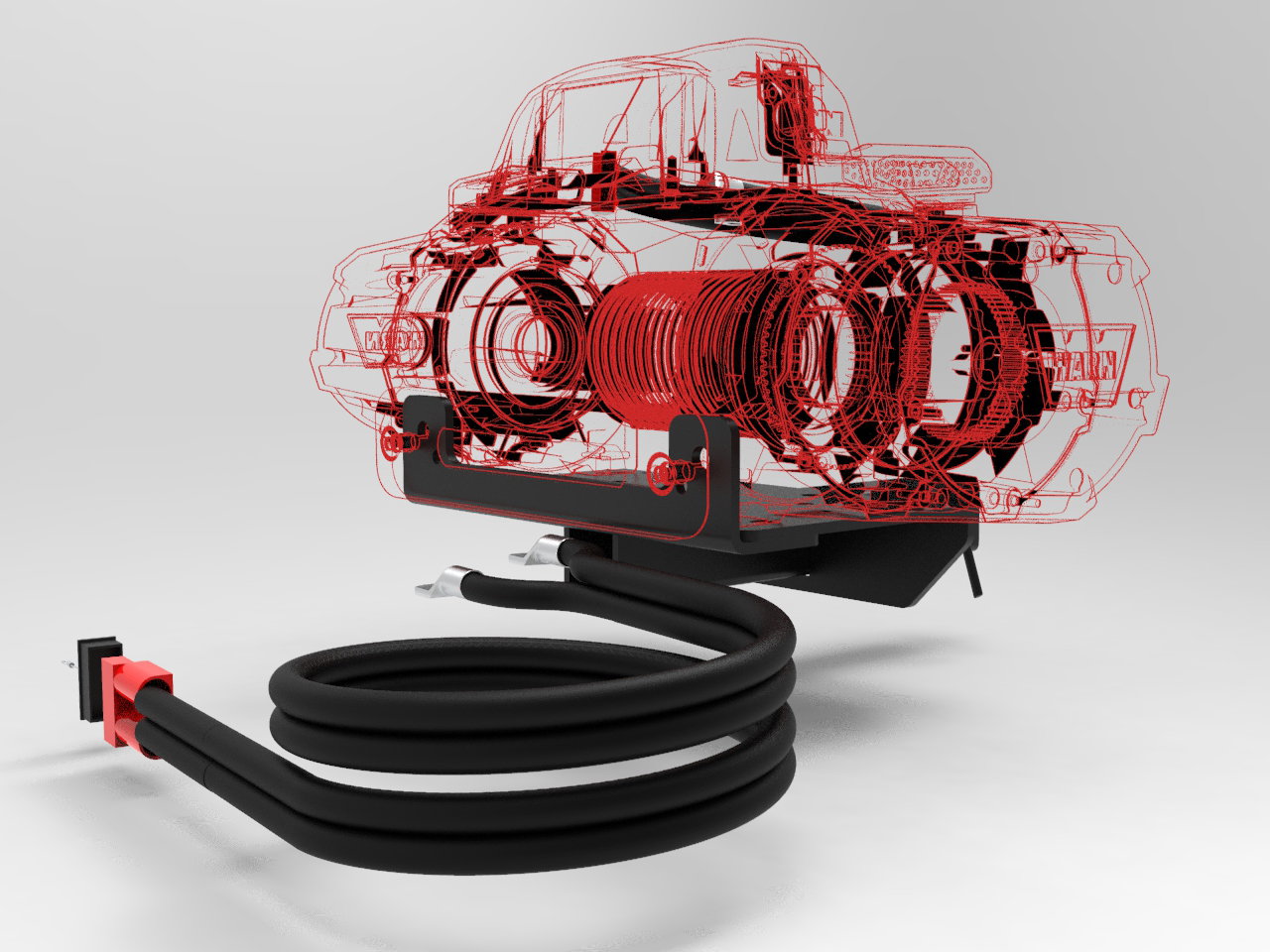 Multi-Mount Seilwindenträger Set "groß" mit 50mm Vierkantaufnahme